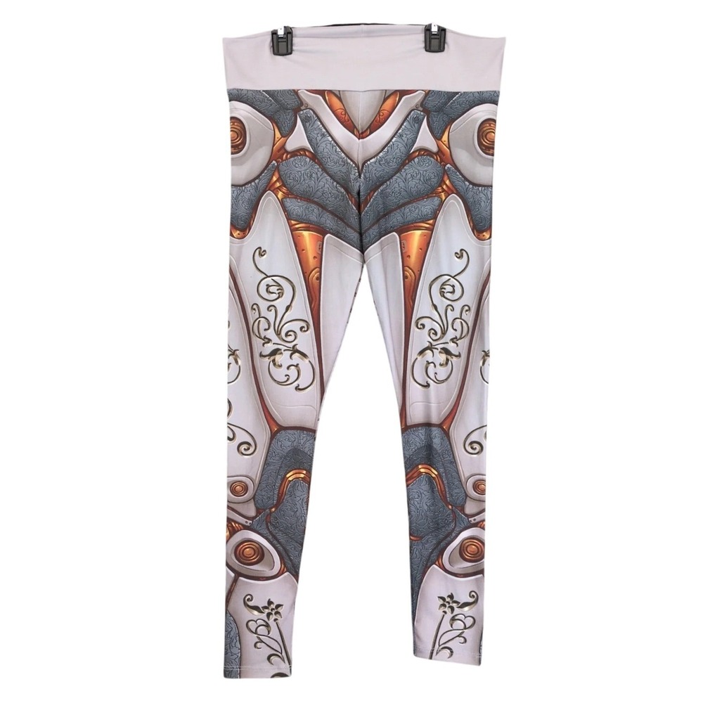 Alita Battle Angel Gray Leggings Sz S Loot Crate 2019 Cosplay Cyberpunk NWOT